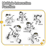 Remote Control Robot Dog Toy with Touch Function and Programmable,Smart Interactive Stunt Robot Dog Toy