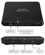 Avermedia EzRecorder, HD Video Capture High Definition HDMI Recorder, PVR, DVR, Schedule Recording (ER130)