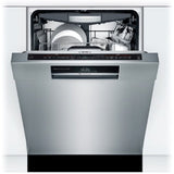 Bosch – 800 Series 24 Top Control Built-In Dishwasher with CrystalDry, Stainless Steel Tub, 3rd Rack, 42 dBa – Stainless steel
