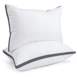 viewstar Bed Pillows King Size Set of 2, Hotel Quality, Down Alternative Big Pillow for Back, Stomach or Side Sleepers, Firm