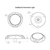 Lumitec SeaBlazeX Blue Bronze Underwater Light