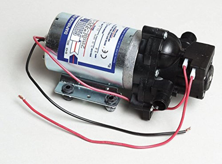 Shurflo 2088-343-135 Automatic-Demand Diaphragm Pump, 12VDC, 45 PSI Demand Switch, 3.0 GPM With Viton Valves, Santoprene Diaphragm, Self-Priming, 10 AMPS (Max), 1/2-14 NPSM Port