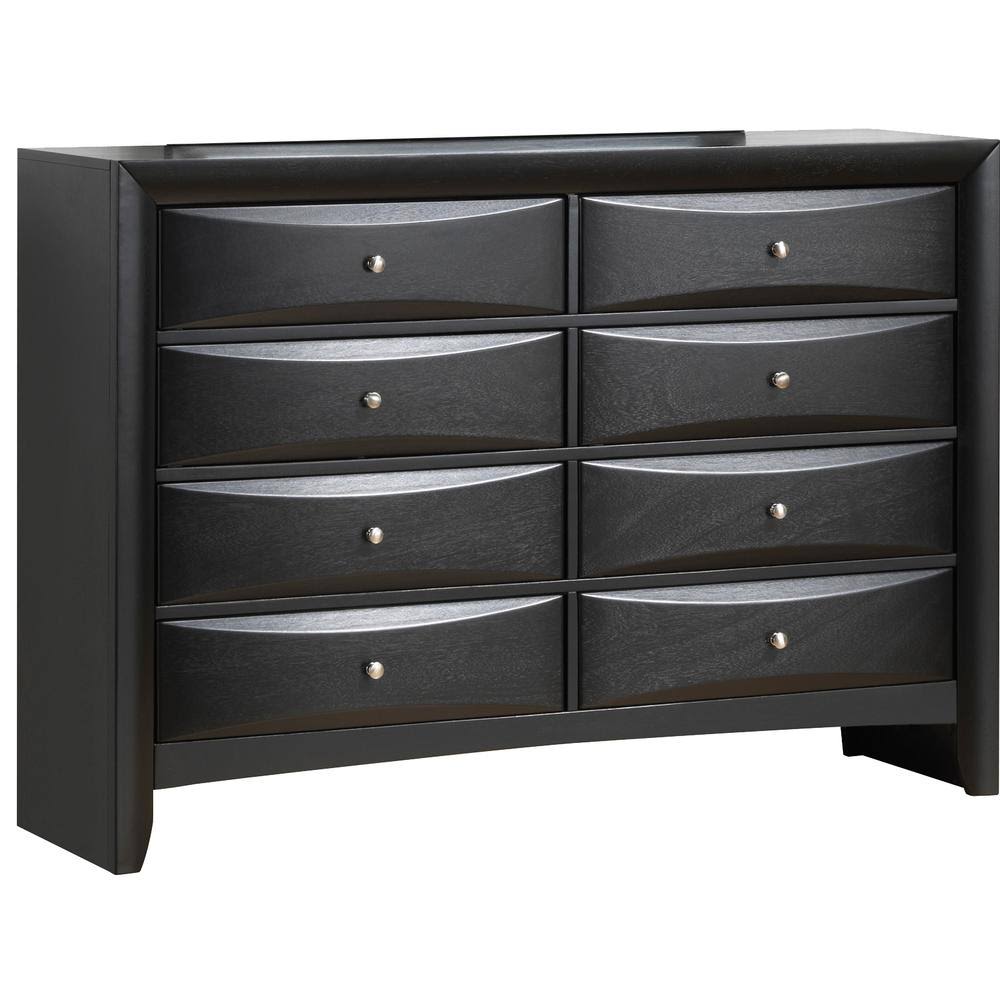 Glory Furniture Marilla 8 Drawer Dresser in Black – G1500-D