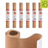 Shelf Liner with Cork Adhesive 18? x 48? Set of 6